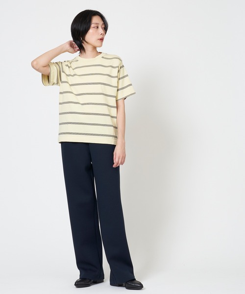 RYE TENDER（ライテンダー）の「RYE TENDER / ライテンダー CENTRE TEE（Tシャツ/カットソー・レディース・ブラック/ホワイト/ブラック系その他/イエロー系その他/イエロー系・1/2/0）」の21枚目の写真