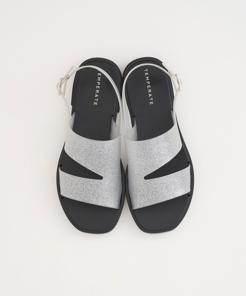 TEMPERATE(テンパレイト)の「TEMPERATE / テンパレイト HOLS SPARKLE(サンダル・レディース・Black/シルバー・36/38/40)」の11枚目の写真