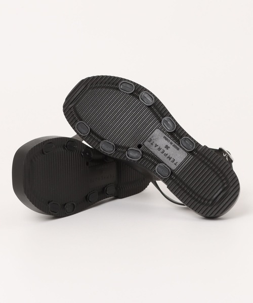 TEMPERATE(テンパレイト)の「TEMPERATE / テンパレイト HOLS SPARKLE(サンダル・レディース・Black/シルバー・36/38/40)」の7枚目の写真