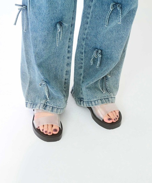 TEMPERATE(テンパレイト)の「TEMPERATE / テンパレイト HOLS SPARKLE(サンダル・レディース・Black/シルバー・36/38/40)」の15枚目の写真