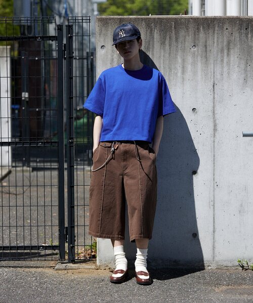 JOURNAL STANDARD（ジャーナルスタンダード）の「ショート イズ ベター ワイド Tシャツ（Tシャツ/カットソー・メンズ・ホワイト/ブラック/イエロー/コバルトブルー・MEDIUM/LARGE）」の7枚目の写真