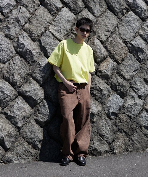 JOURNAL STANDARD（ジャーナルスタンダード）の「ショート イズ ベター ワイド Tシャツ（Tシャツ/カットソー・メンズ・ホワイト/ブラック/イエロー/コバルトブルー・MEDIUM/LARGE）」の8枚目の写真