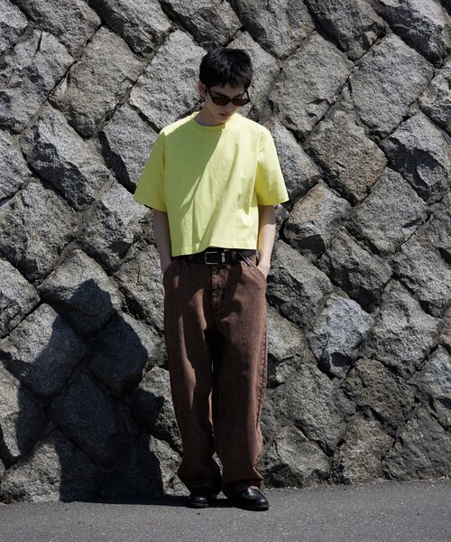 JOURNAL STANDARD（ジャーナルスタンダード）の「ショート イズ ベター ワイド Tシャツ（Tシャツ/カットソー・メンズ・ホワイト/ブラック/イエロー/コバルトブルー・MEDIUM/LARGE）」の9枚目の写真