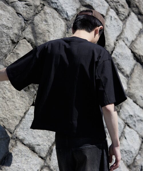 JOURNAL STANDARD（ジャーナルスタンダード）の「ショート イズ ベター ワイド Tシャツ（Tシャツ/カットソー・メンズ・ホワイト/ブラック/イエロー/コバルトブルー・MEDIUM/LARGE）」の22枚目の写真