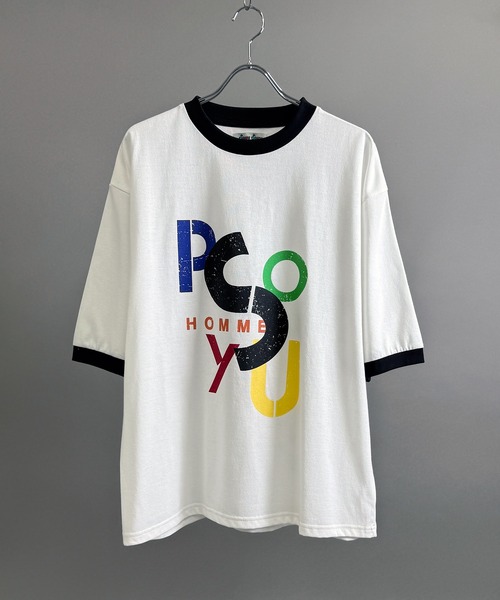 Soupy Soupy(スーピースーピー)の「【Soupy Soupy】old design vintage like printed raglan sleeves ringer T-shirts/オールドデザイン ヴィンテージライク プリント ラグランTシャツ リンガーTシャツ(Tシャツ/カットソー・メンズ・ホワイト/ブラック/ネイビー/レッド/ホワイト系その他/ブルー系その他/レッド系その他/ホワイト系その他2/ホワイト系その他3/ブルー系その他2/レッド系その他2/レッド系その他3/ホワイト系その他4/ホワイト系その他6/ホワイト系その他5/レッド系その他7/レッド系その他6/レッド系その他5/レッド系その他4/ブルー系その他4/ブルー系その他3/ブラック系その他2/ホワイト系その他7・M/L/XL/S)」の7枚目の写真