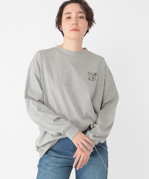tシャツ 「daily CLIP×HELLOAYACHAN」バックプリントBIGロンT レディース studio CLIP tシャツ 「daily CLIP×HELLOAYACHAN」バック
