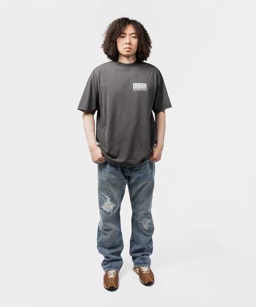 UNION（UNION TOKYO）（ユニオン）の「UNION  TOKYO POWER TEE ユニオントーキョー Tシャツ（Tシャツ/カットソー・メンズ・ホワイト/ブラック・MEDIUM/LARGE/X-LARGE/XX-LARGE/SMALL）」の6枚目の写真