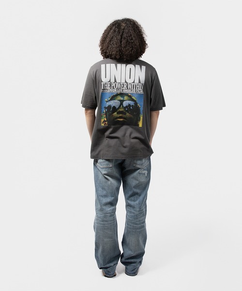 UNION（UNION TOKYO）（ユニオン）の「UNION  TOKYO POWER TEE ユニオントーキョー Tシャツ（Tシャツ/カットソー・メンズ・ホワイト/ブラック・MEDIUM/LARGE/X-LARGE/XX-LARGE/SMALL）」の4枚目の写真