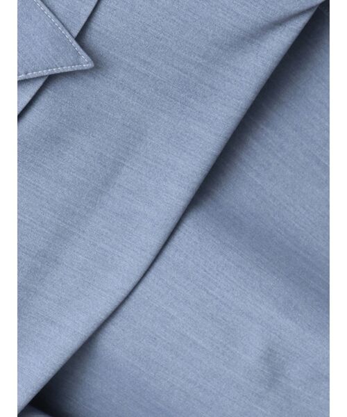TONAL(トーナル)の「デニムライクシャツフレアワンピース(ワンピース・レディース・インディゴブルー/ネイビー・MEDIUM)」の7枚目の写真