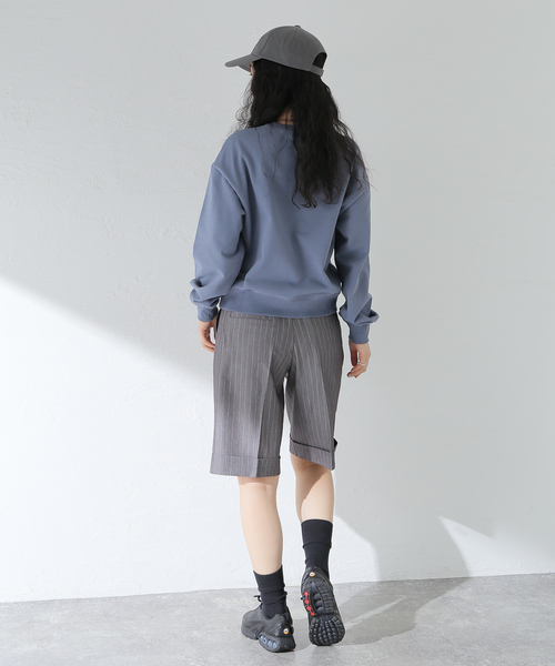 JOINT WORKS(ジョイントワークス)の「Calvin Klein /カルバン クライン MONOLOGO FRENCH TERRY RLXD CREW(Tシャツ/カットソー・レディース・ベージュ/スカイブルー・X-SMALL)」の7枚目の写真