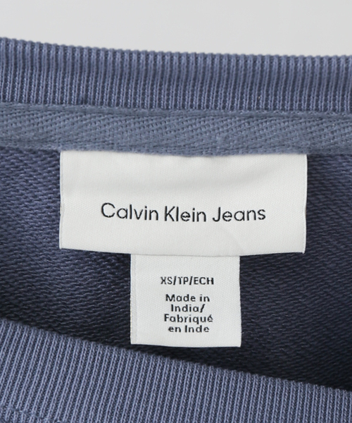 JOINT WORKS(ジョイントワークス)の「Calvin Klein /カルバン クライン MONOLOGO FRENCH TERRY RLXD CREW(Tシャツ/カットソー・レディース・ベージュ/スカイブルー・X-SMALL)」の17枚目の写真