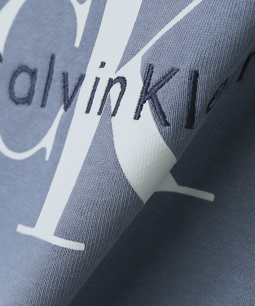 JOINT WORKS(ジョイントワークス)の「Calvin Klein /カルバン クライン MONOLOGO FRENCH TERRY RLXD CREW(Tシャツ/カットソー・レディース・ベージュ/スカイブルー・X-SMALL)」の10枚目の写真