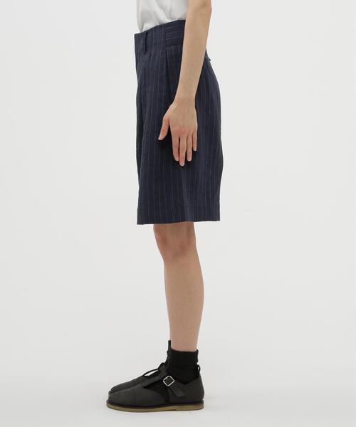 MARGARET HOWELL（マーガレットハウエル）の「YARN DYED LINEN（その他パンツ・レディース・グレー/ネイビー・2/1）」の13枚目の写真