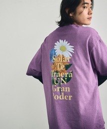 Gradation over dye back print T-shirt / オーバーサイズオーバーダイバックプリントTシャツ