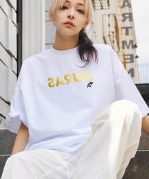 反転ロゴオーバーTシャツ