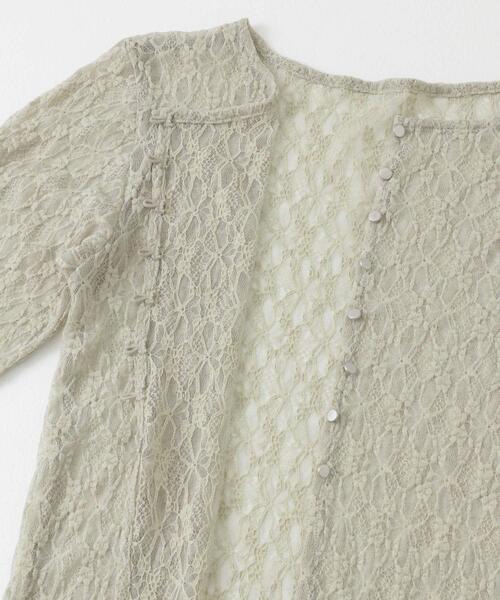 SENSE OF PLACE by URBAN RESEARCH(センスオブプレイスバイアーバンリサーチ)の「ボートネックレースカーディガン(カーディガン/ボレロ・レディース・ブラック/アイボリー/ベージュ・ONE)」の20枚目の写真
