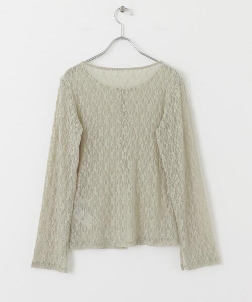 SENSE OF PLACE by URBAN RESEARCH(センスオブプレイスバイアーバンリサーチ)の「ボートネックレースカーディガン(カーディガン/ボレロ・レディース・ブラック/アイボリー/ベージュ・ONE)」の21枚目の写真