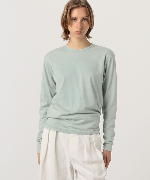 TOMORROWLAND (トゥモローランド)の「Lauren Manoogian バイヤス ロングスリーブTシャツ(Tシャツ/カットソー・レディース・ライトブルー/ダークブルー・1)」の3枚目の写真