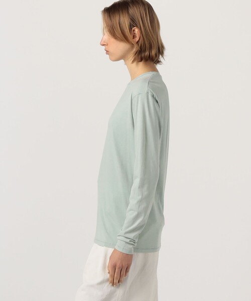 TOMORROWLAND (トゥモローランド)の「Lauren Manoogian バイヤス ロングスリーブTシャツ(Tシャツ/カットソー・レディース・ライトブルー/ダークブルー・1)」の4枚目の写真