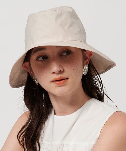 KIJIMA TAKAYUKI（キジマ　タカユキ）の「＜KIJIMA TAKAYUKI＞CTN SOFT ハット（ハット・レディース・ベージュ/ブラック・FREE）」の13枚目の写真