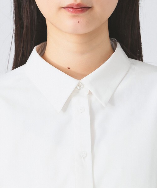 Ray BEAMS(レイビームス)の「ショルダーパッド フレンチスリーブ シャツ(シャツ/ブラウス・レディース・ホワイト/ブラック・ONE SIZE)」の22枚目の写真