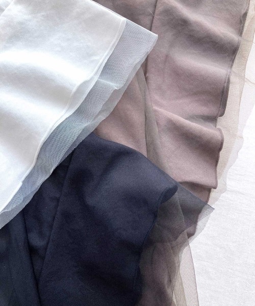 Q(キュー)の「フレアスリーブブラウス(シャツ/ブラウス・レディース・オリーブ/ブラック/オフホワイト・MEDIUM)」の12枚目の写真