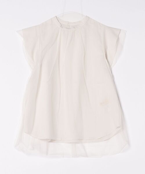 Q(キュー)の「フレアスリーブブラウス(シャツ/ブラウス・レディース・オリーブ/ブラック/オフホワイト・MEDIUM)」の16枚目の写真