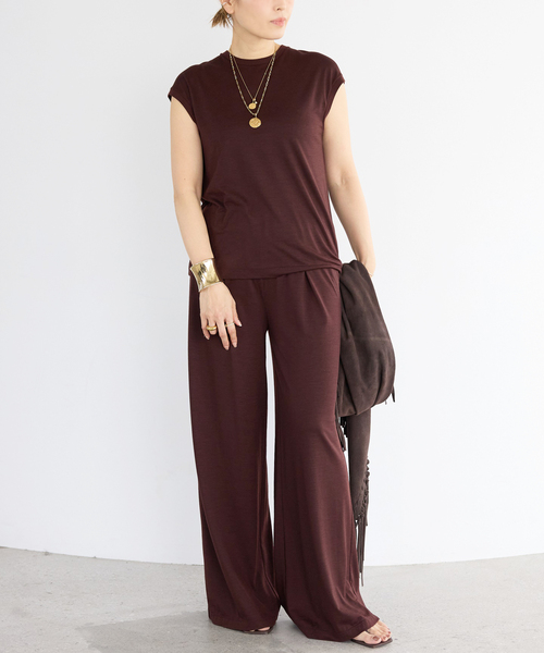 セール】*Prime wool jersey パンツ（その他パンツ）｜Deuxieme