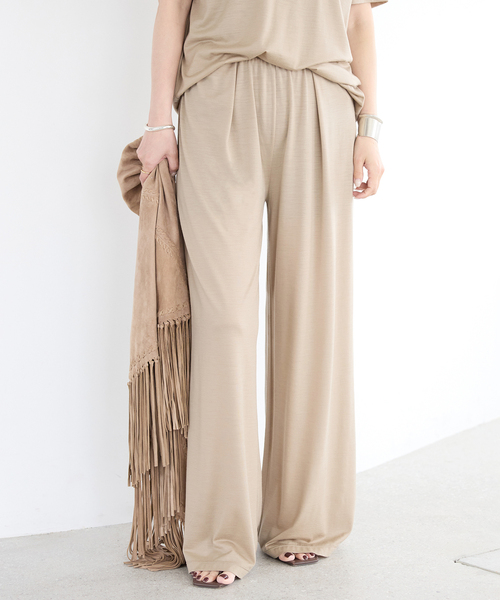 Deuxieme class／Prime wool jersey パンツ／38 セール】*Prime wool jersey パンツ（その他パンツ）｜Deuxieme