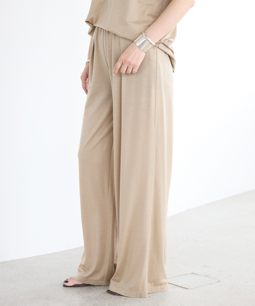 セール】*Prime wool jersey パンツ（その他パンツ）｜Deuxieme