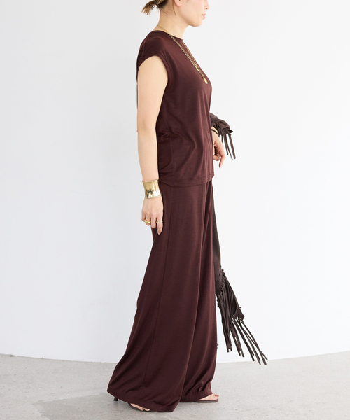 セール】*Prime wool jersey パンツ（その他パンツ）｜Deuxieme Classe