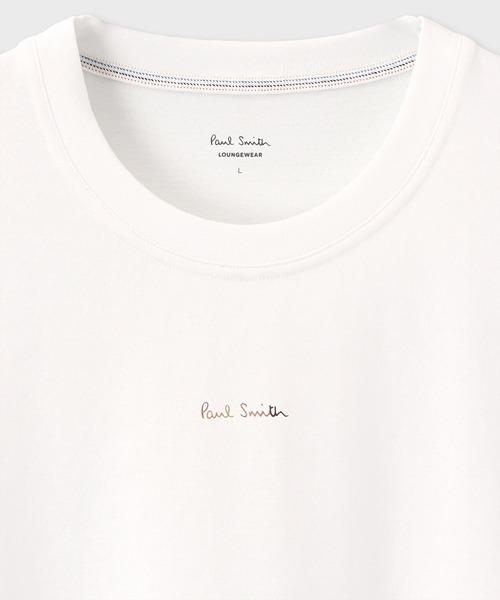 Paul Smith(ポールスミス)の「【ラウンジウェア】グラデーションロゴ Tシャツ【853246 7370S】(Tシャツ/カットソー・メンズ・ブラック/ホワイト/ネイビー・MEDIUM/LARGE)」の4枚目の写真