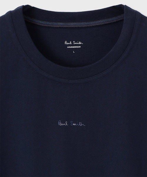 Paul Smith(ポールスミス)の「【ラウンジウェア】グラデーションロゴ Tシャツ【853246 7370S】(Tシャツ/カットソー・メンズ・ブラック/ホワイト/ネイビー・MEDIUM/LARGE)」の8枚目の写真