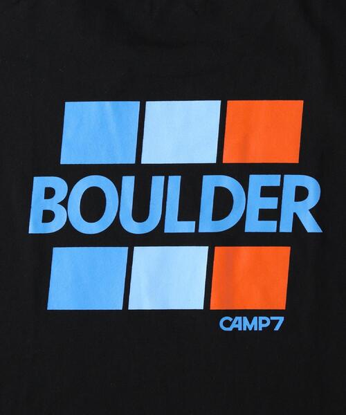 CAMP7(キャンプセブン)の「CAMP7(キャンプ7)【メンズ】バックロゴプリントTシャツ(Tシャツ/カットソー・メンズ・ブラック/ホワイト・L/XL/M)」の15枚目の写真