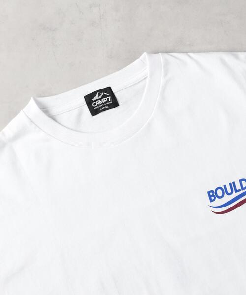 CAMP7(キャンプセブン)の「CAMP7(キャンプ7)【メンズ】バックロゴプリントTシャツ(Tシャツ/カットソー・メンズ・ブラック/ホワイト・L/XL/M)」の18枚目の写真