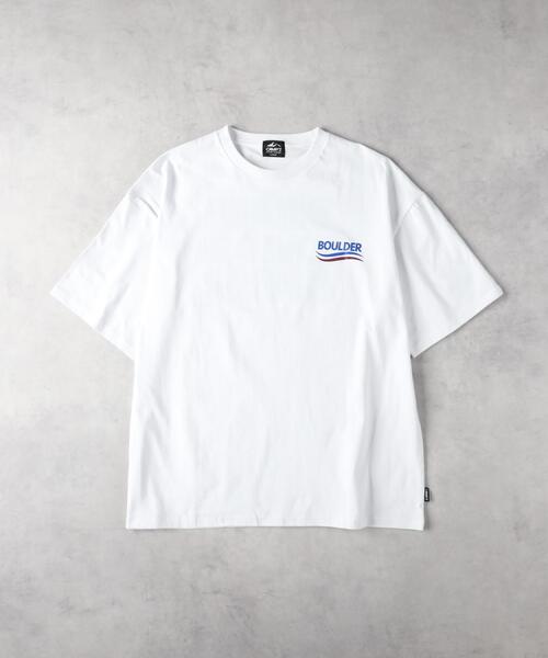CAMP7(キャンプセブン)の「CAMP7(キャンプ7)【メンズ】バックロゴプリントTシャツ(Tシャツ/カットソー・メンズ・ブラック/ホワイト・L/XL/M)」の20枚目の写真