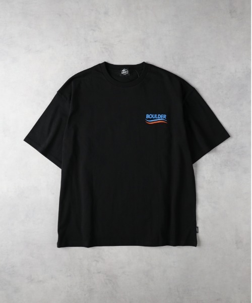 CAMP7（キャンプセブン）の「【CAMP7】バックロゴプリントＴシャツ（Tシャツ/カットソー・メンズ・ブラック/ホワイト・L/XL/M）」の3枚目の写真