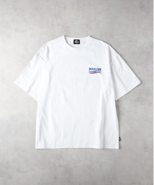 CAMP7（キャンプセブン）の「【CAMP7】バックロゴプリントＴシャツ（Tシャツ/カットソー・メンズ・ブラック/ホワイト・L/XL/M）」の6枚目の写真