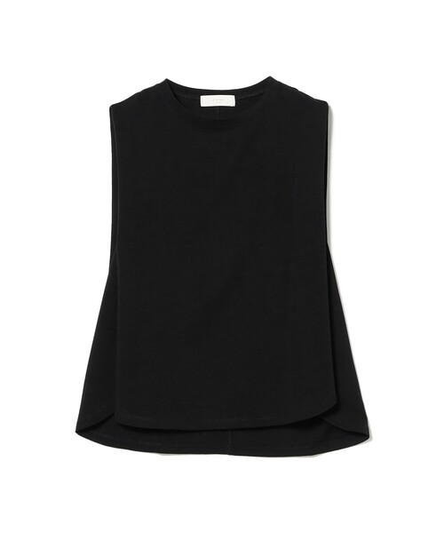 tシャツ 「NAVYS掲載 / 吸水速乾・接触冷感」ランド アンド ウォーター ノースリーブ タック Tシャツ レディース B：MING by BEAMS tシャツ 「NAVYS掲載 / 吸水速乾・接触冷感