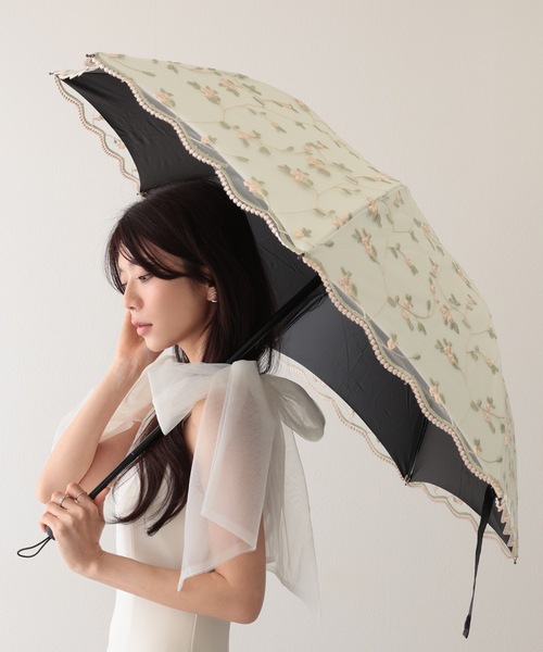ボタニカル柄折り畳み傘 楽天市場】ジル スチュアート 晴雨兼用折り畳みミニ傘
