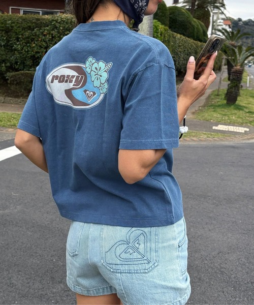 ROXY(ロキシー)の「HANGLOOSE/ロキシーロゴバックプリント半袖Tシャツ(Tシャツ/カットソー・レディース・ネイビー/ミント/ナチュラル・SMALL/MEDIUM/LARGE)」の20枚目の写真