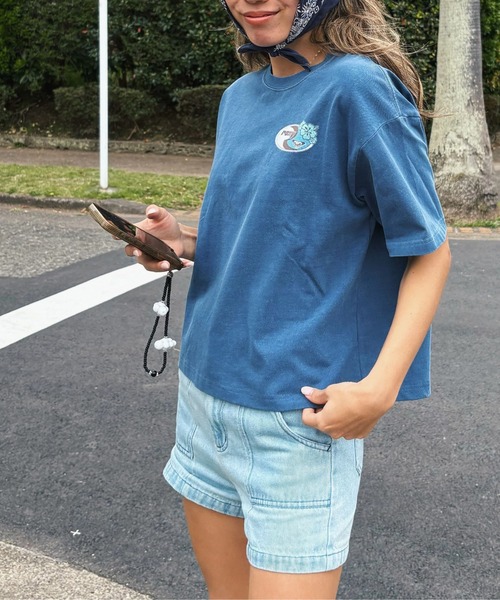ROXY(ロキシー)の「HANGLOOSE/ロキシーロゴバックプリント半袖Tシャツ(Tシャツ/カットソー・レディース・ネイビー/ミント/ナチュラル・SMALL/MEDIUM/LARGE)」の22枚目の写真