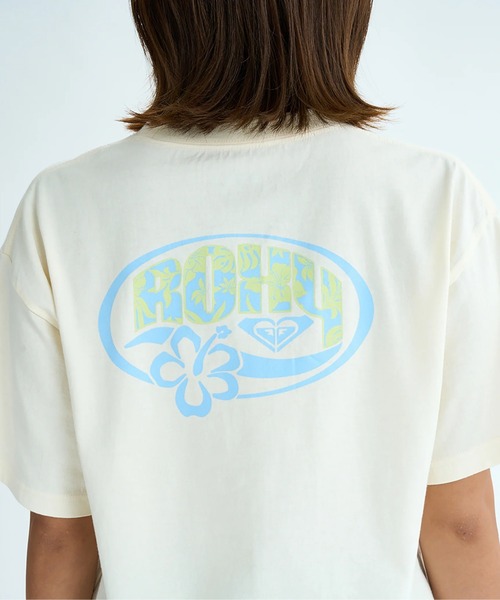 ROXY(ロキシー)の「HANGLOOSE/ロキシーロゴバックプリント半袖Tシャツ(Tシャツ/カットソー・レディース・ネイビー/ミント/ナチュラル・SMALL/MEDIUM/LARGE)」の7枚目の写真