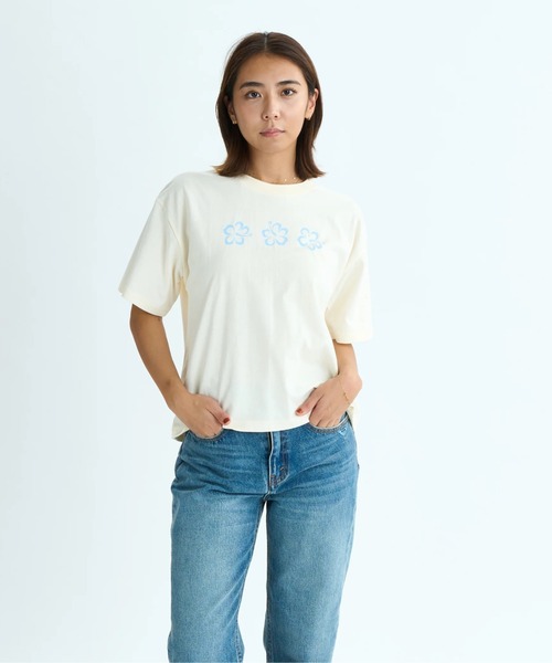 ROXY(ロキシー)の「HANGLOOSE/ロキシーロゴバックプリント半袖Tシャツ(Tシャツ/カットソー・レディース・ネイビー/ミント/ナチュラル・SMALL/MEDIUM/LARGE)」の11枚目の写真