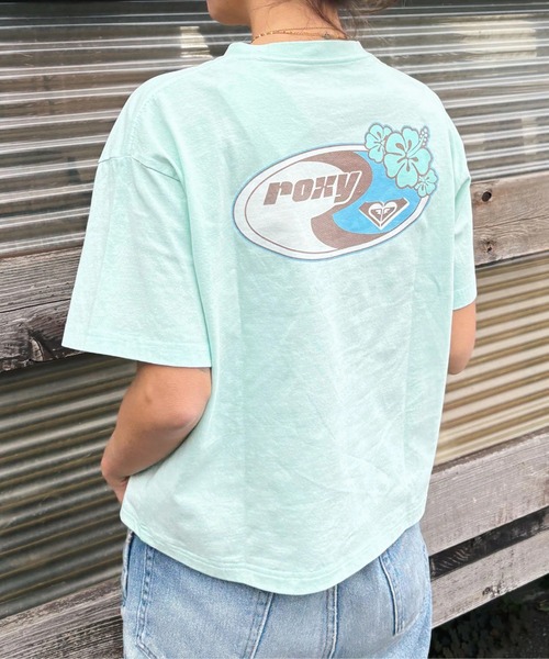 ROXY(ロキシー)の「HANGLOOSE/ロキシーロゴバックプリント半袖Tシャツ(Tシャツ/カットソー・レディース・ネイビー/ミント/ナチュラル・SMALL/MEDIUM/LARGE)」の13枚目の写真