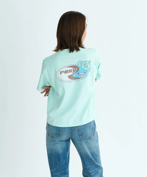 ROXY(ロキシー)の「HANGLOOSE/ロキシーロゴバックプリント半袖Tシャツ(Tシャツ/カットソー・レディース・ネイビー/ミント/ナチュラル・SMALL/MEDIUM/LARGE)」の16枚目の写真