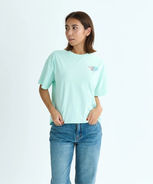 ROXY(ロキシー)の「HANGLOOSE/ロキシーロゴバックプリント半袖Tシャツ(Tシャツ/カットソー・レディース・ネイビー/ミント/ナチュラル・SMALL/MEDIUM/LARGE)」の18枚目の写真