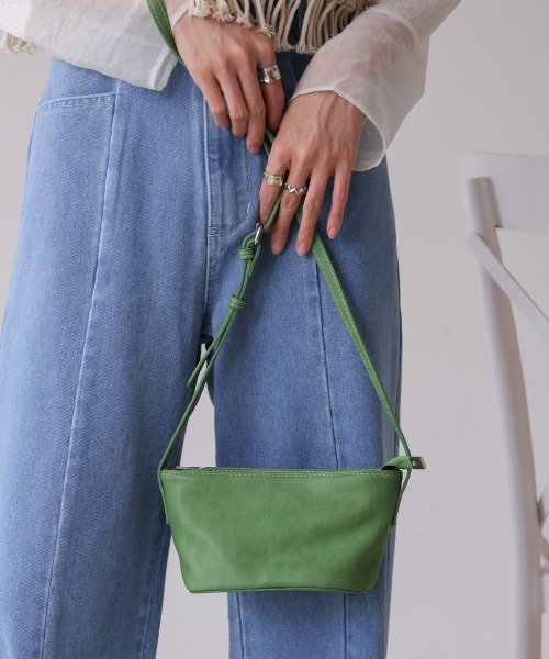 Bab（バブ）の「ショルダーミニバッグ（ショルダーバッグ・レディース・グリーン/ブラック/アイボリー/ベージュ・ONESIZE）」の22枚目の写真