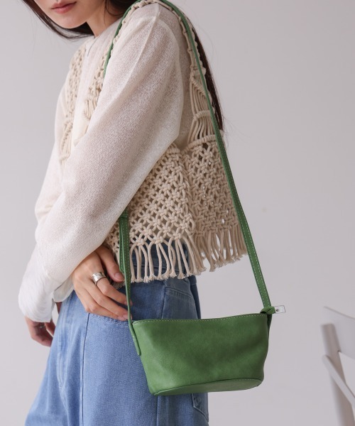 Bab（バブ）の「ショルダーミニバッグ（ショルダーバッグ・レディース・グリーン/ブラック/アイボリー/ベージュ・ONESIZE）」の20枚目の写真