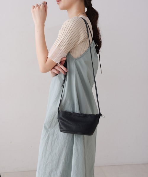 Bab（バブ）の「ショルダーミニバッグ（ショルダーバッグ・レディース・グリーン/ブラック/アイボリー/ベージュ・ONESIZE）」の17枚目の写真